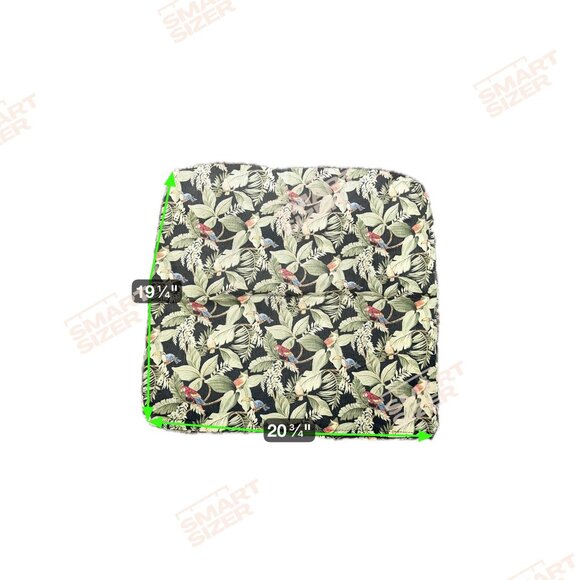 Tropical Parrot Print Zippered Pillow Cover Home Birds Paradise Throw Cover 20" - Picture 5 of 5